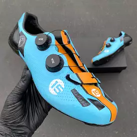 45 Wide Specialized S Works 7 Road Shoe Cycling Shoes - Super Car Theme - Custom Order