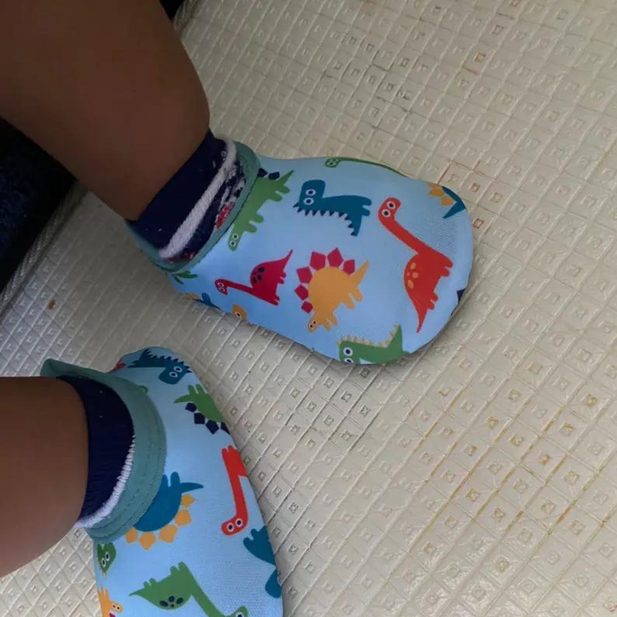 Baby Water Sock Shoes in Little Dinosaurs