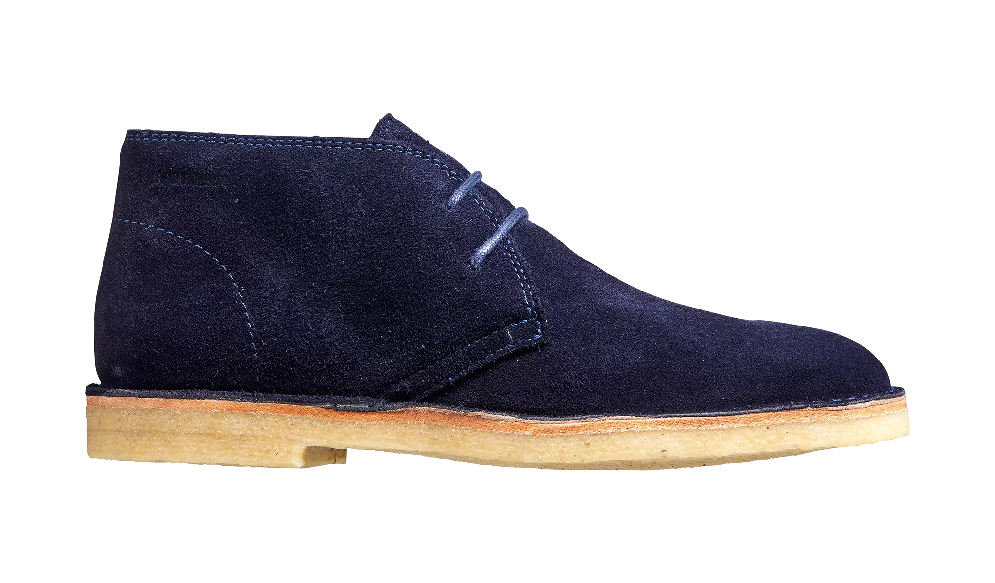 Barker Monty Desert Boot - Navy Suede