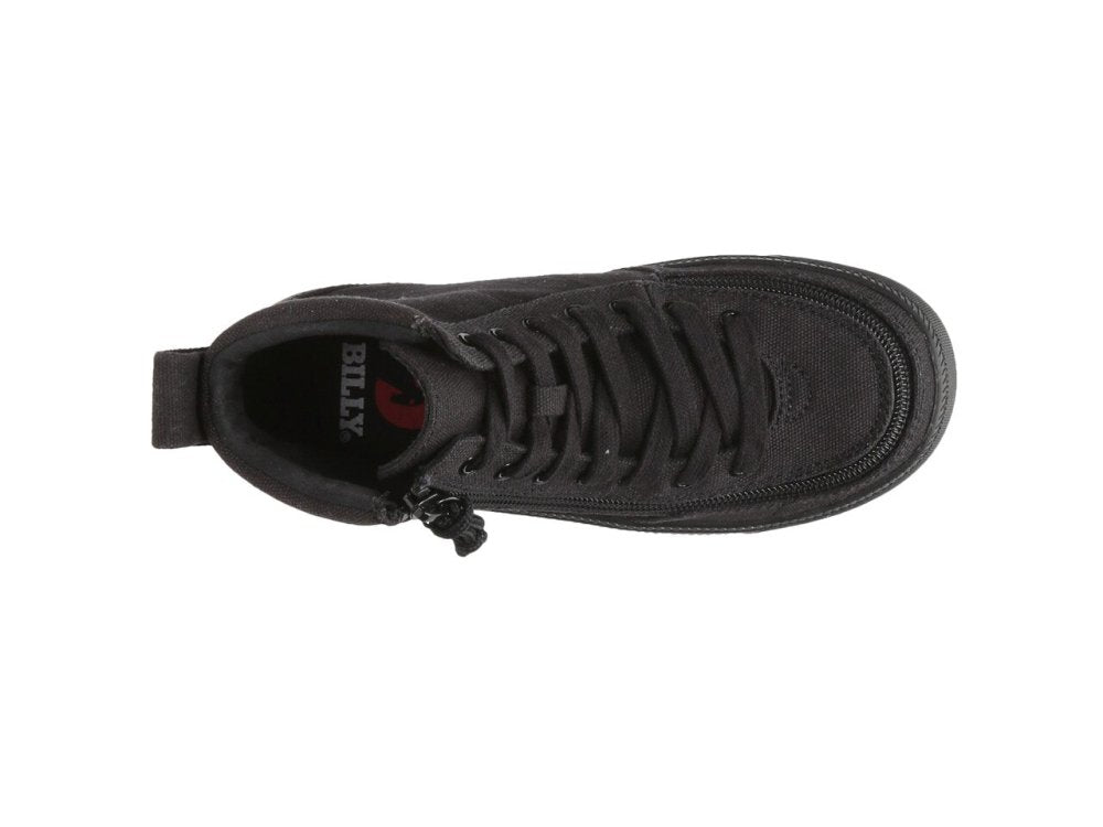 Billy Kids Classic Lace High Tops - Black to the Floor