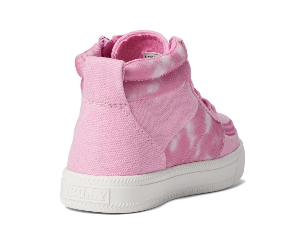 Billy Kids Street High Tops - Pink Tie-Dye