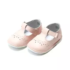 Birdie Pink Leather T-Strap Mary Jane (Baby)