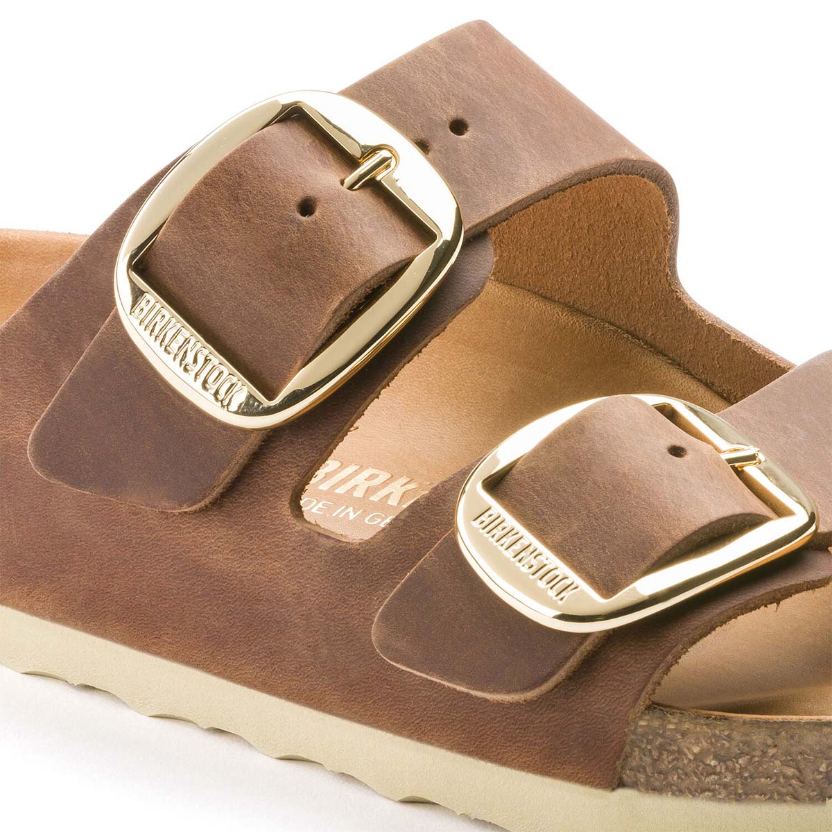    Birkenstock Arizona Antik Brown Big Buckel Cognac