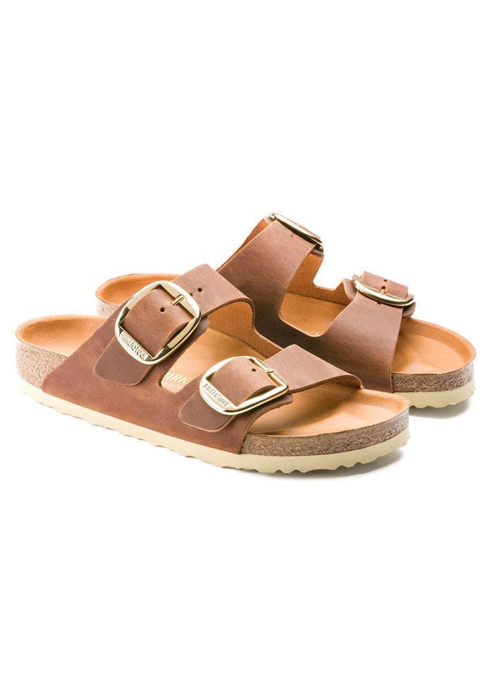 Birkenstock Arizona Big Buckle Oiled Leather 1011073 Cognac