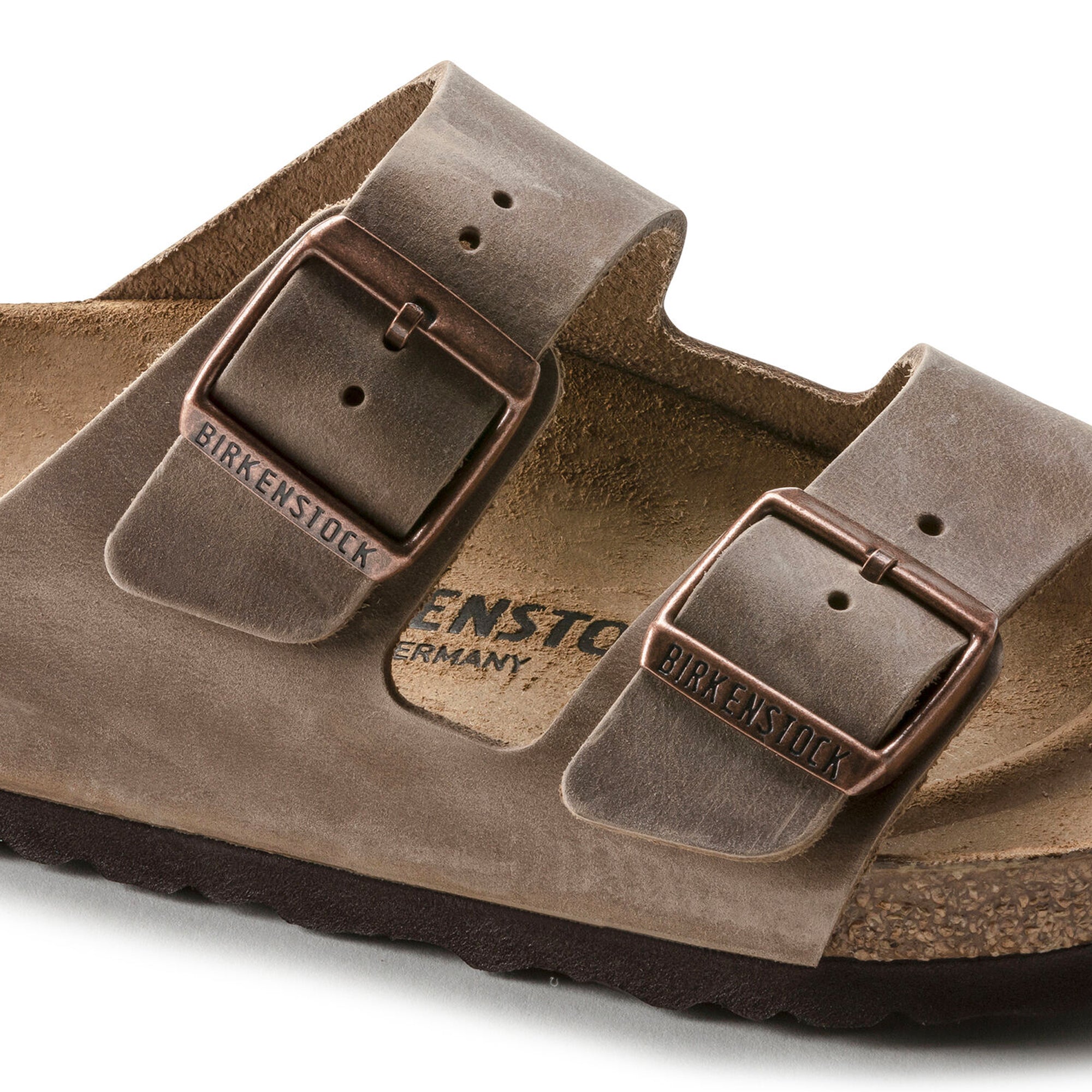 Birkenstock Arizona BS Sandals - Tobacco Brown Waxy Leather