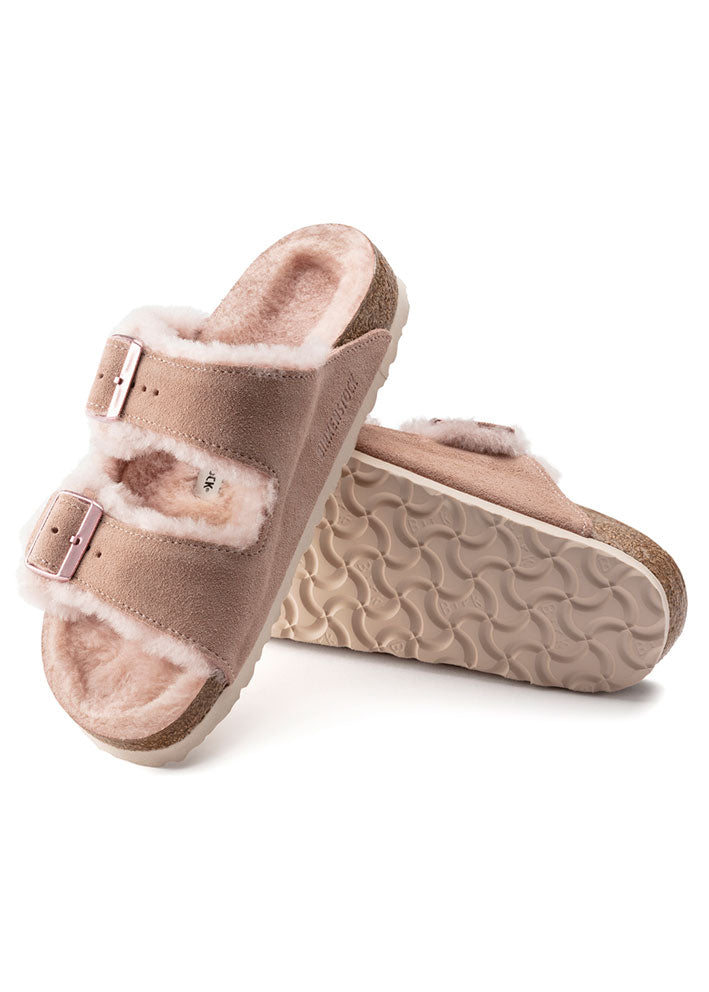 Birkenstock Arizona Shearling Suede 1020389 Light Rose