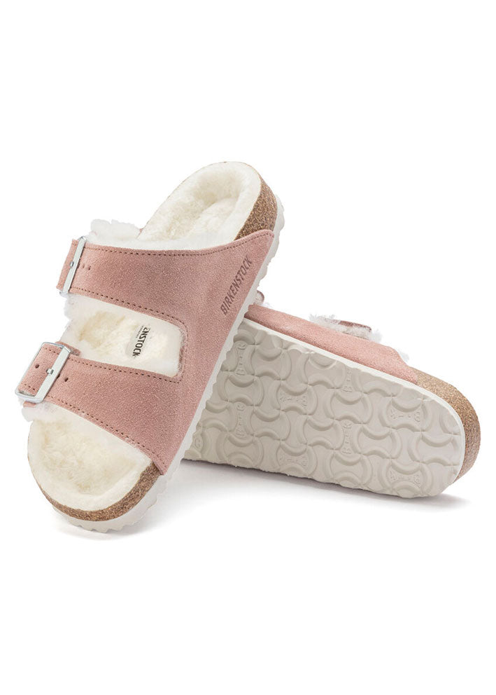 Birkenstock Arizona Shearling Suede 1023258 Pink Clay