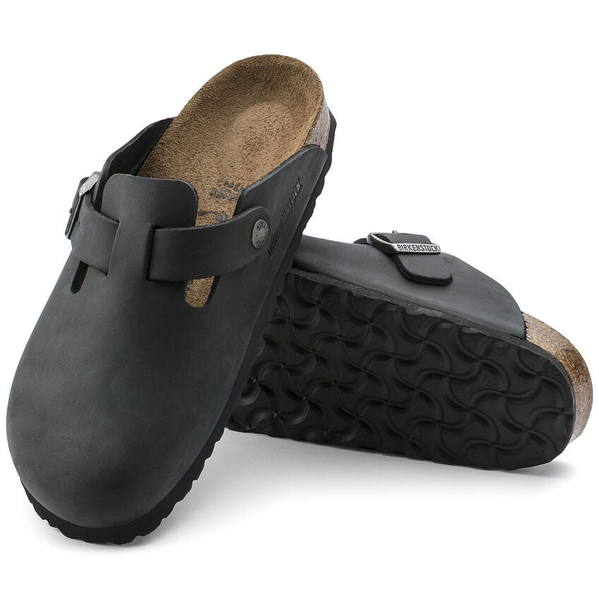     Birkenstock Boston Oiled Leather Black