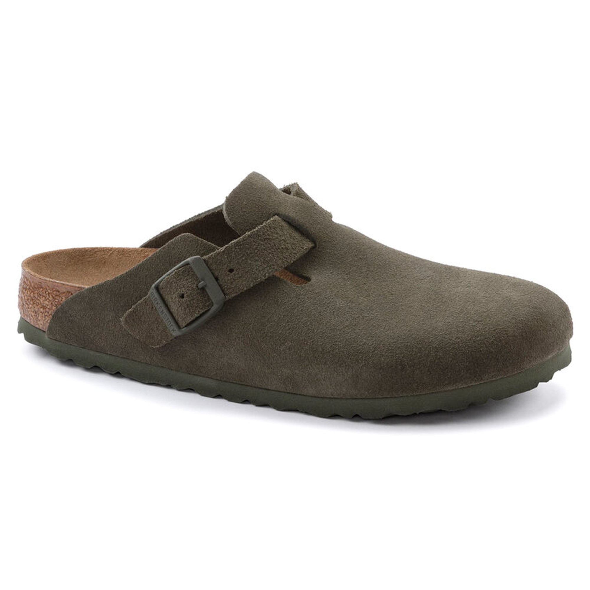 Birkenstock Boston Sandals - Thyme Suede