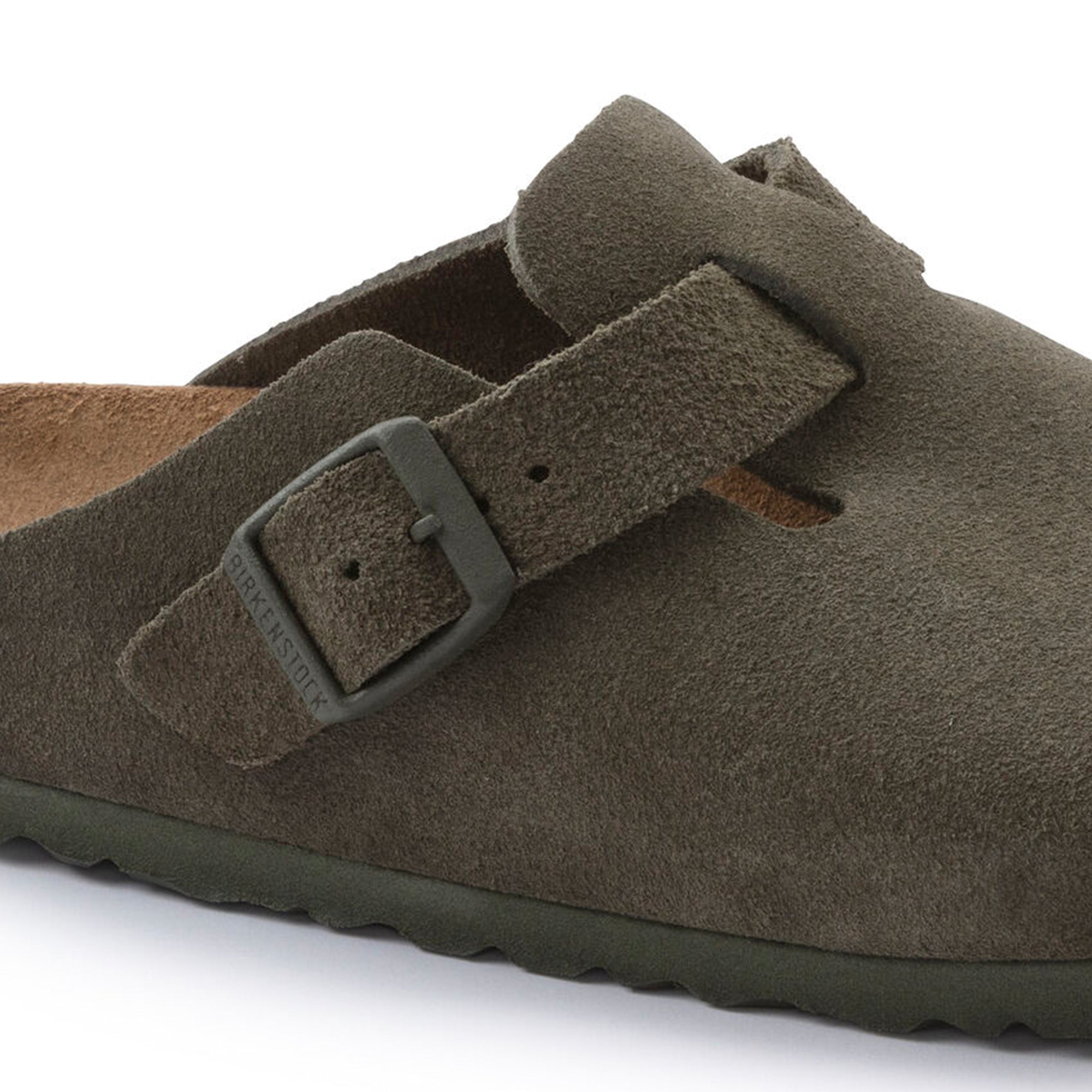 Birkenstock Boston Sandals - Thyme Suede