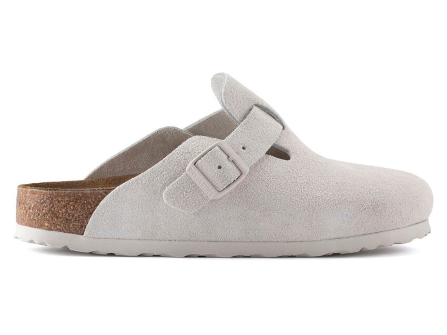 Birkenstock: Boston SFB in Antique White