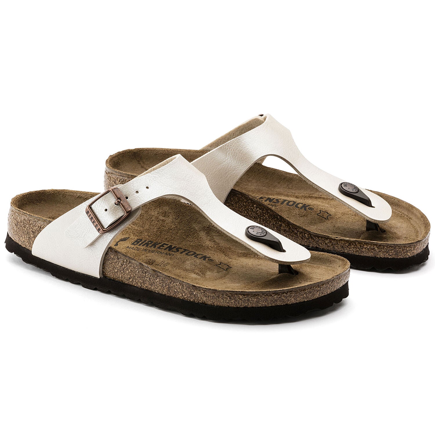       Birkenstock Gizeh Pearl White