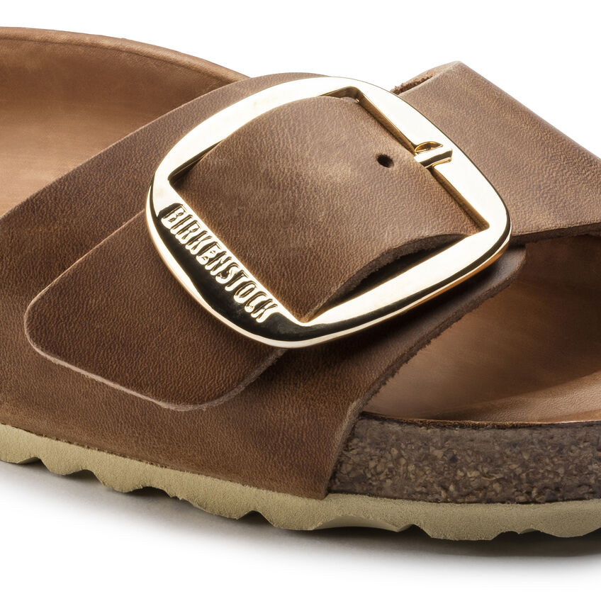        Birkenstock Madrid Big Buckel Leather Cognac