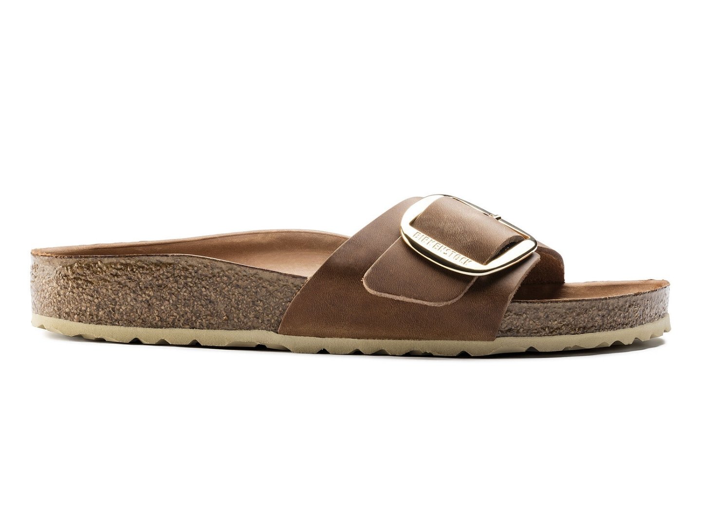 Birkenstock: Madrid Big Buckle Cognac