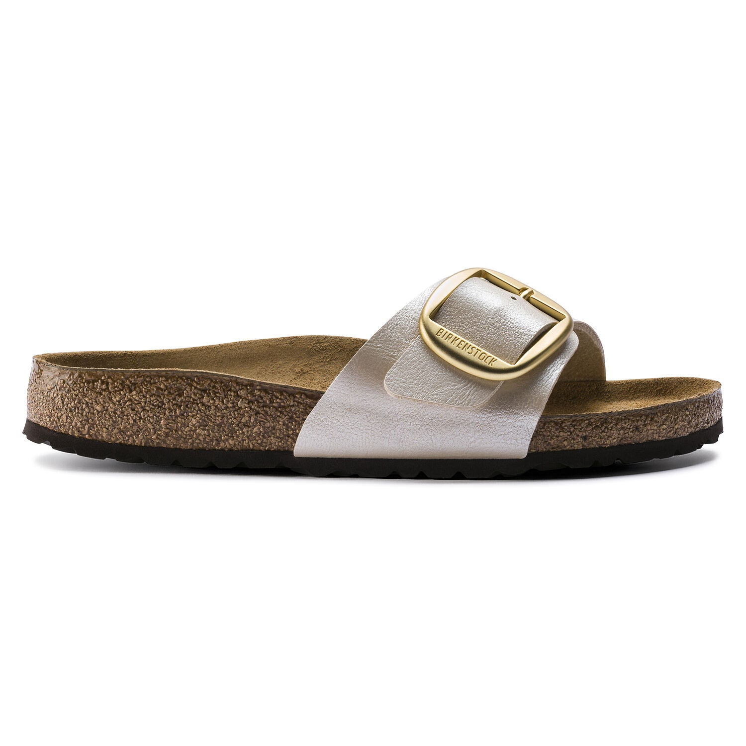        Birkenstock Madrid Big Buckle Pearl White