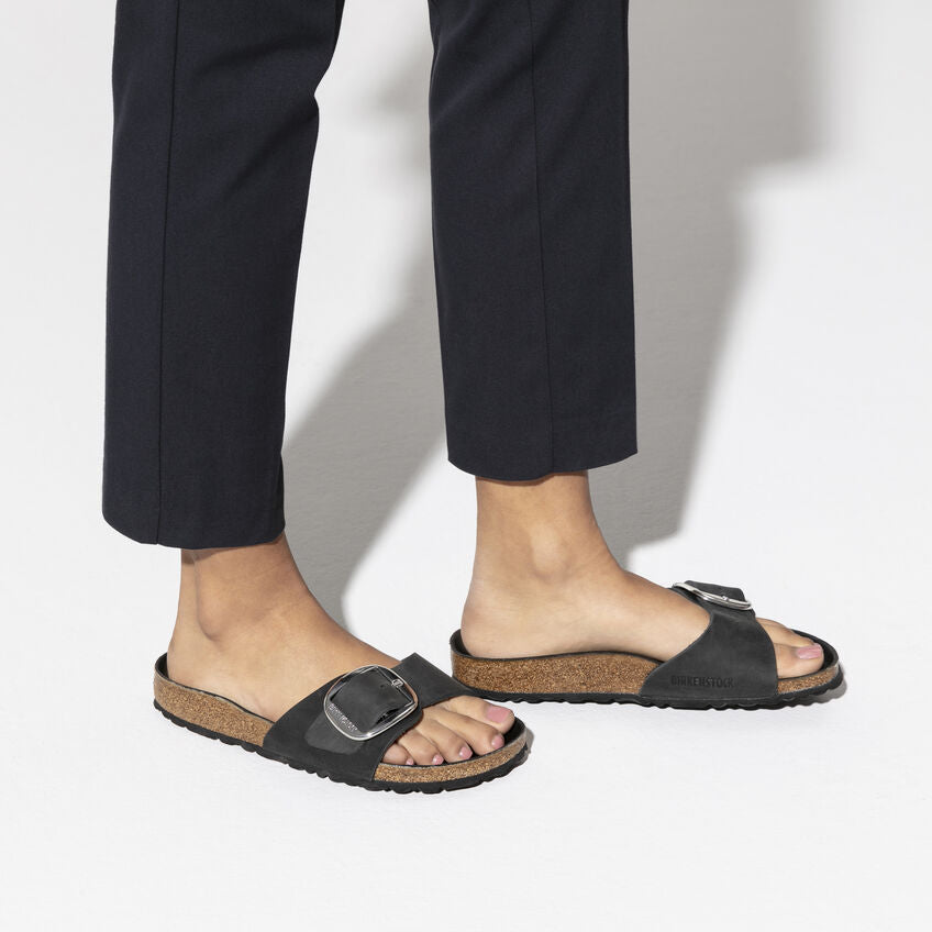 Birkenstock Madrid Black Big Buckel       