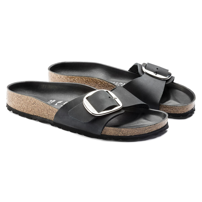 Birkenstock Madrid Black Big Buckel       