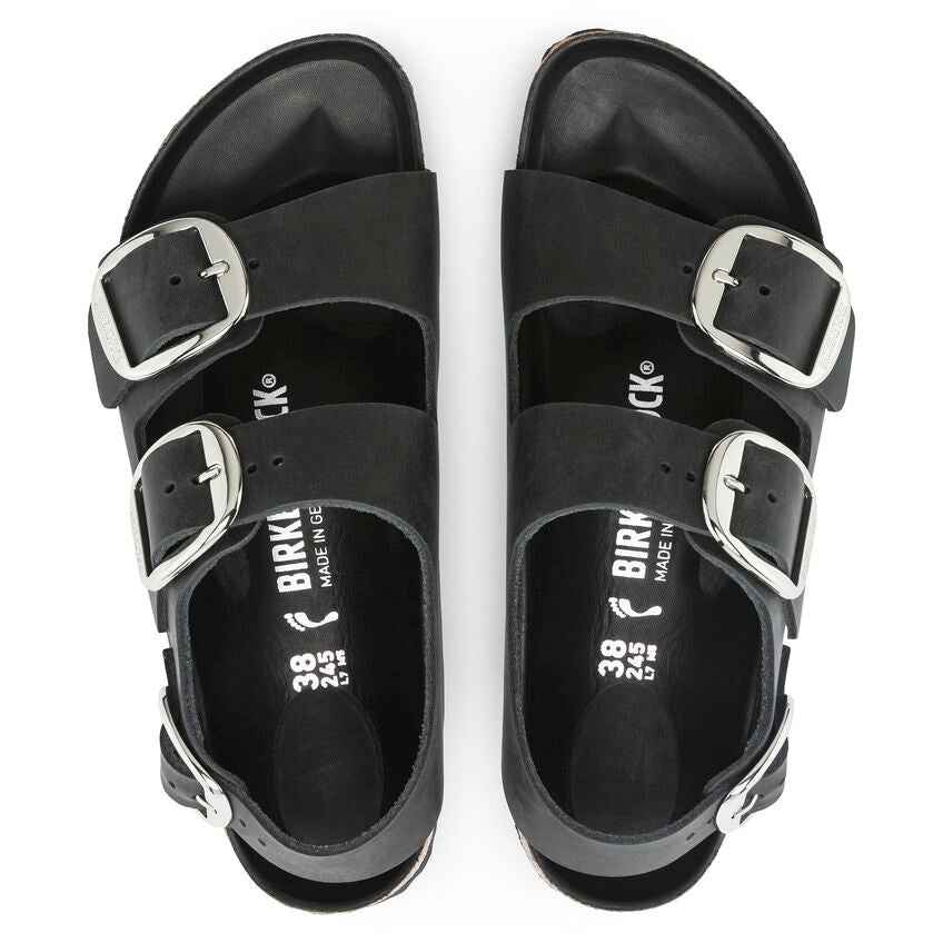 Birkenstock Milano Big Buckle Black   