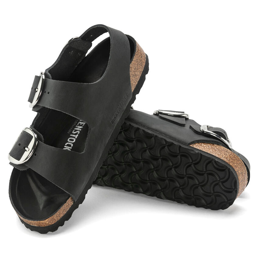 Birkenstock Milano Big Buckle Black   