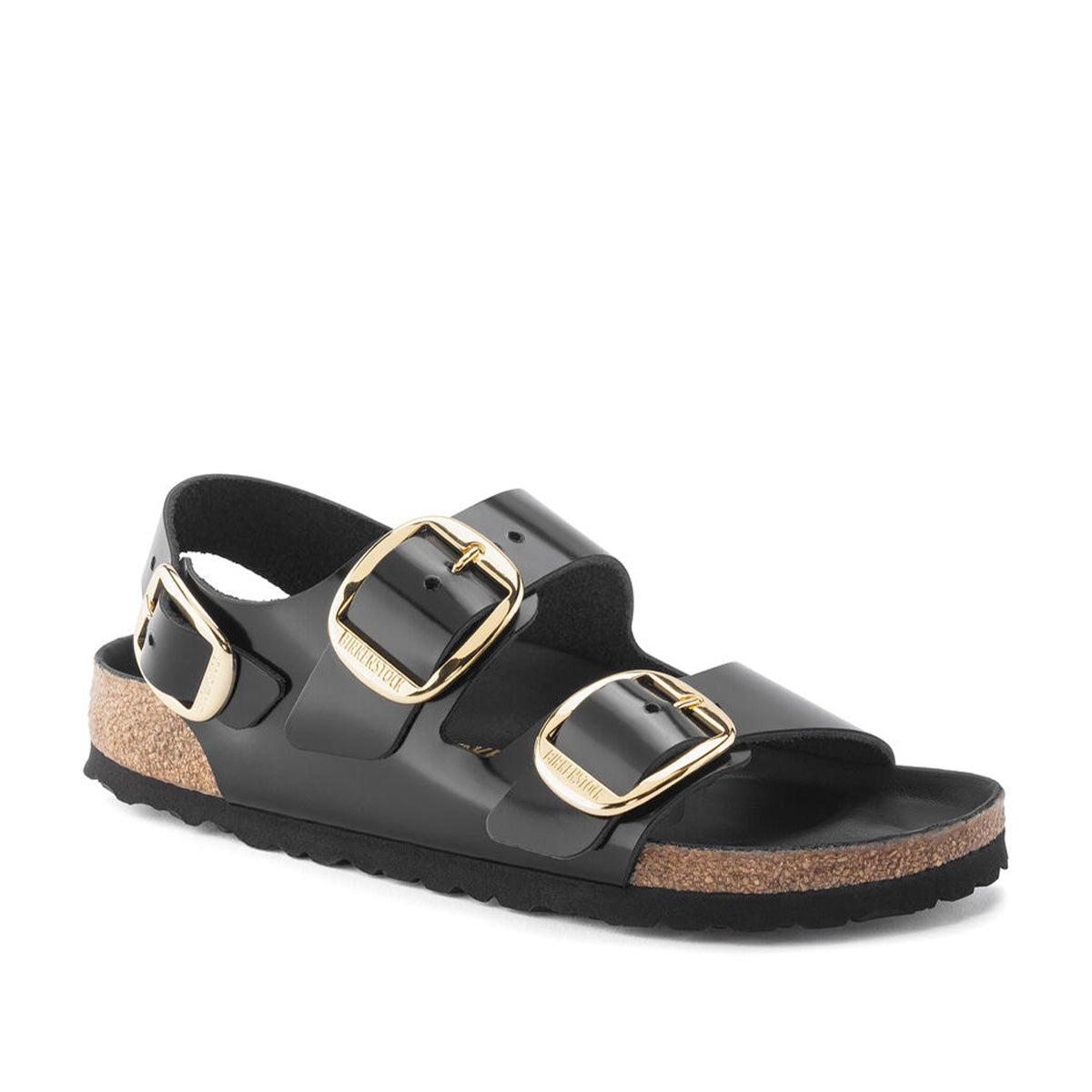 Birkenstock Milano Big Buckle High Shine Black   