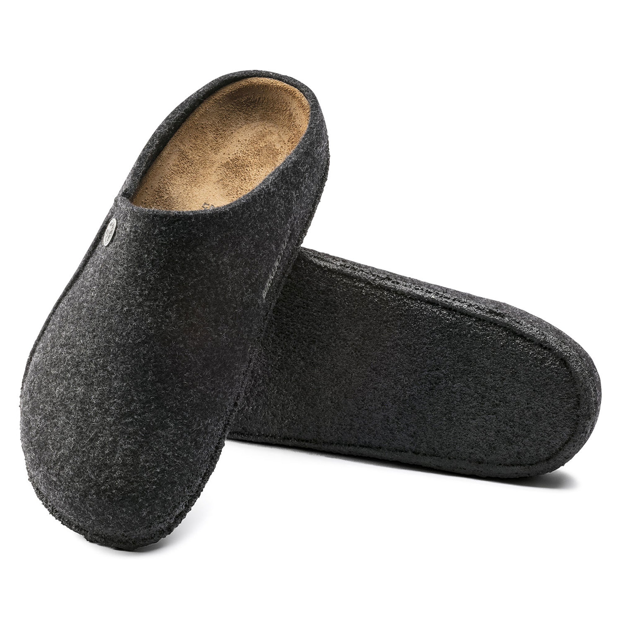 Birkenstock Zermatt Felt Slippers - Anthracite