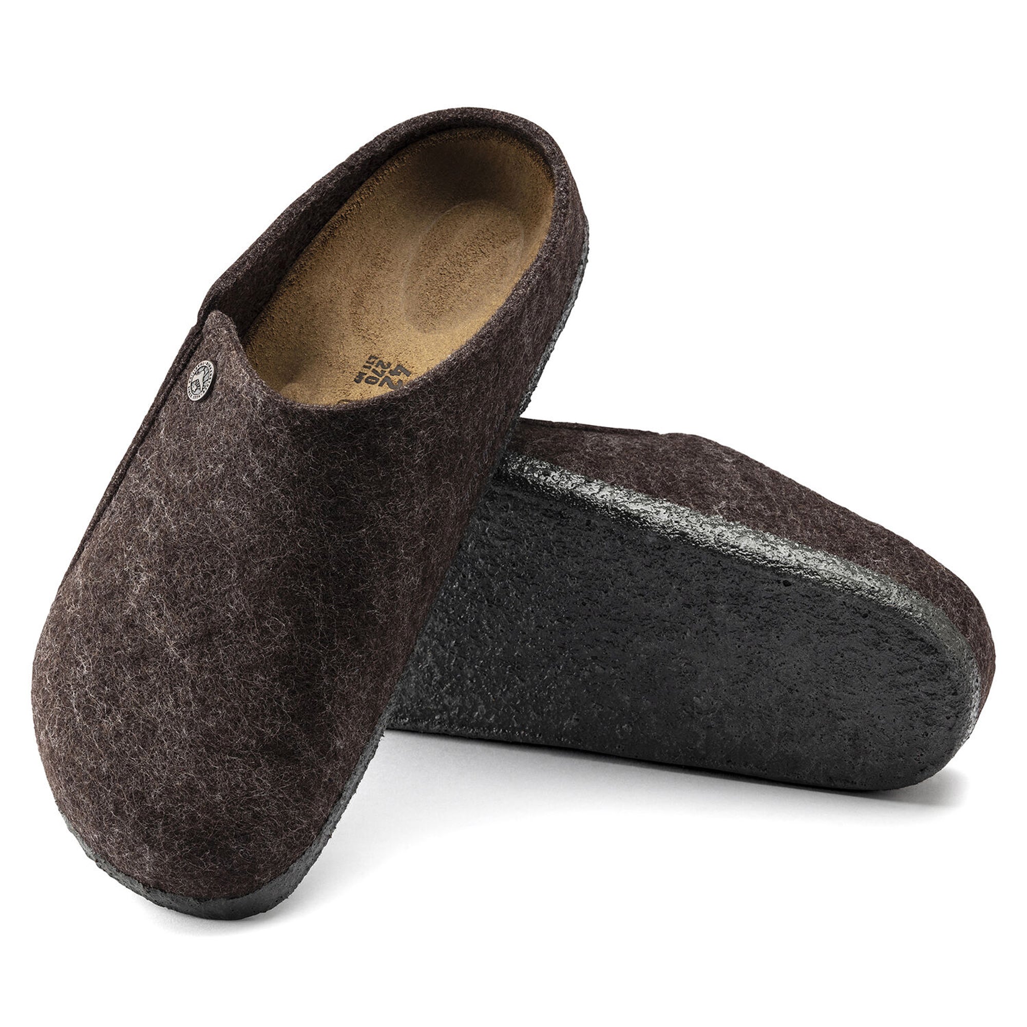 Birkenstock Zermatt Felt Slippers - Mocha