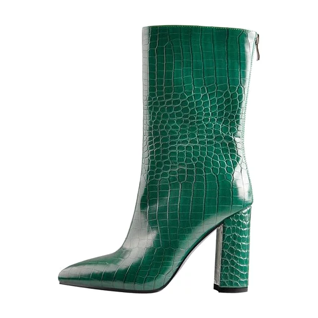 Boots Queen Krocola (Green)