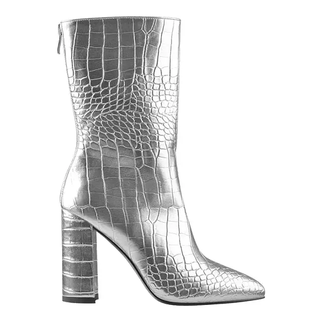 Boots Queen Krocola (Silver)