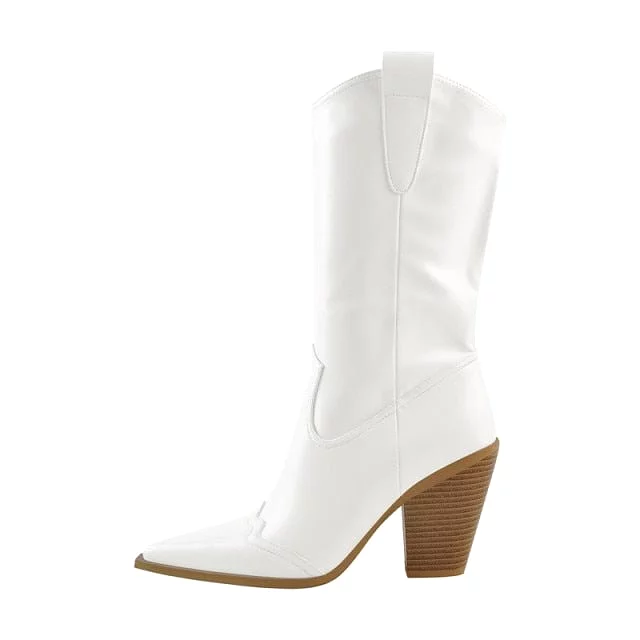 Boots Queen Wang (White)