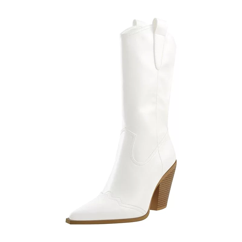 Boots Queen Wang (White)