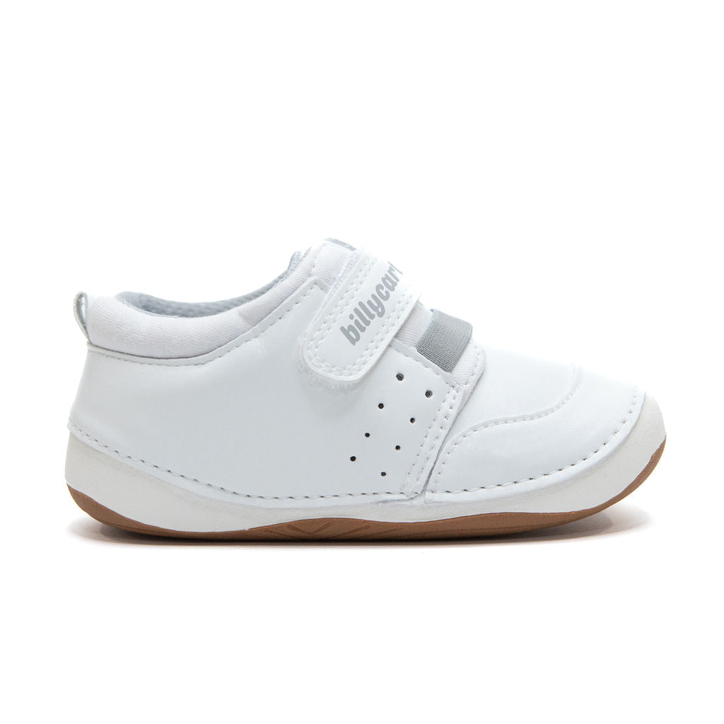 BROOKLYN white baby and toddler unisex sneakers