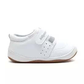 BROOKLYN white baby and toddler unisex sneakers