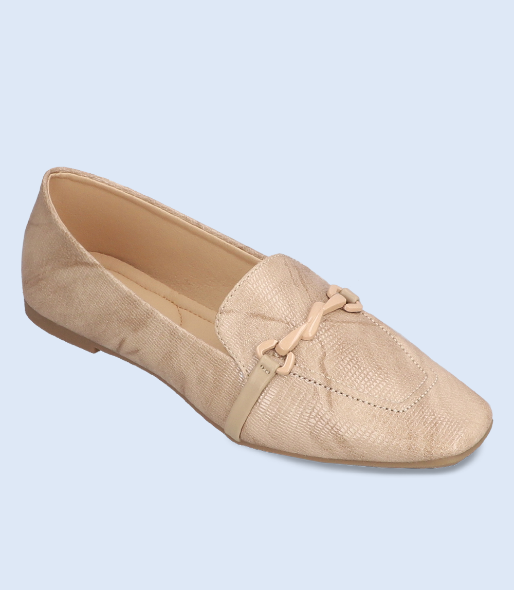 BW8452-BEIGE-Women Casual Shoes