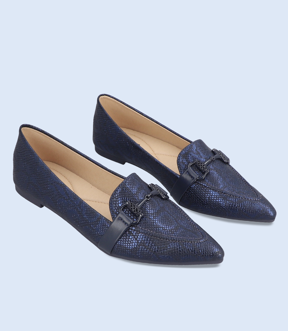 BW8453-NAVY-Women Casual Shoes