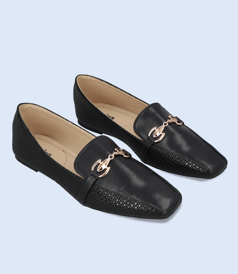 BW8458-BLACK-Women Casual Shoes