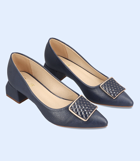 BW8631-NAVY-Women Casual Court Shoes