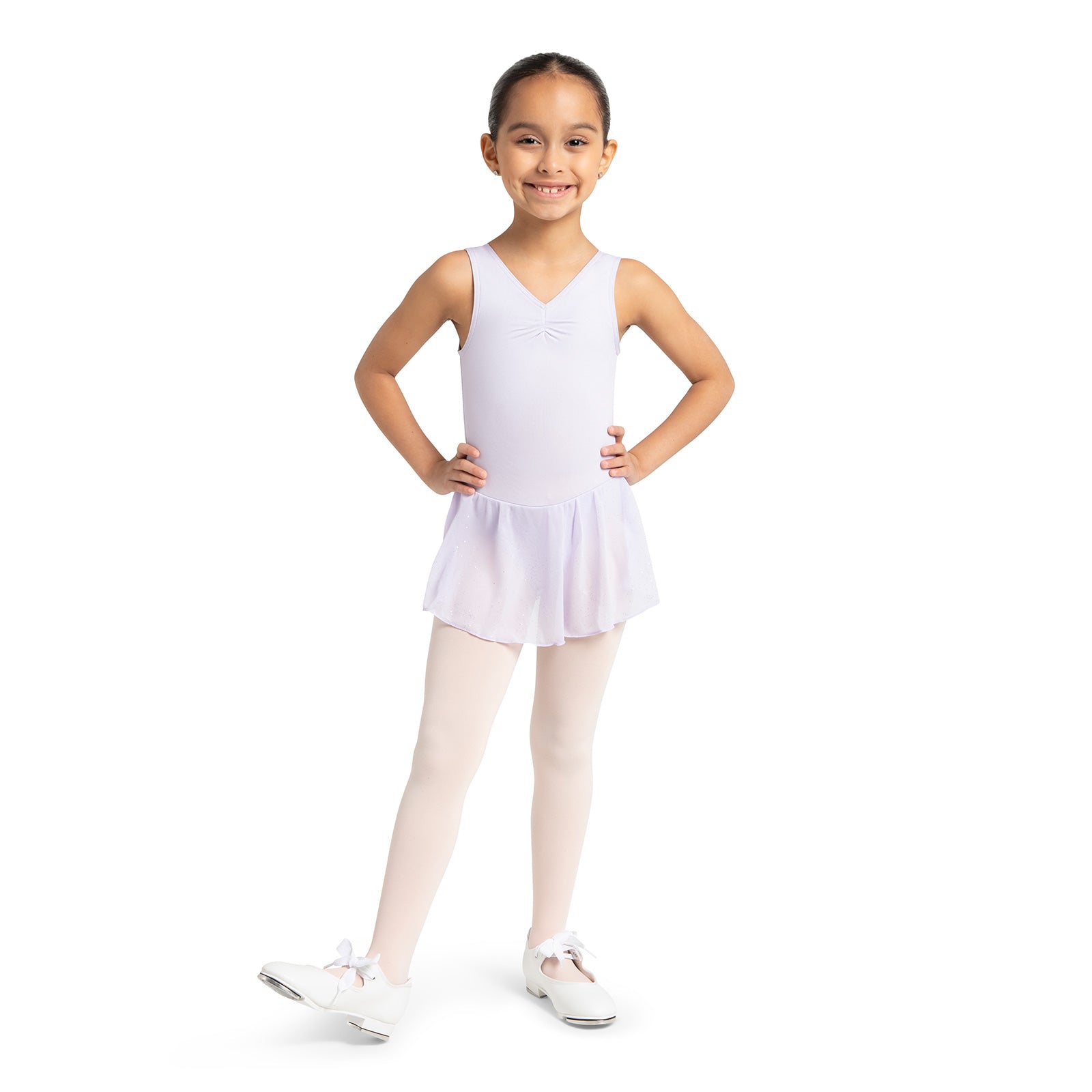 Capezio Child's Shuffle Tap Tap Shoes - White