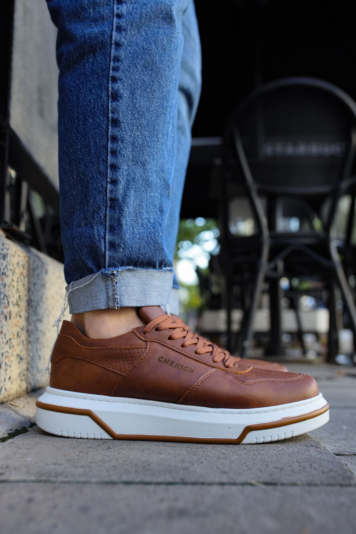 Chekich Men's Lace-up Ginger Casual Shoes ch075