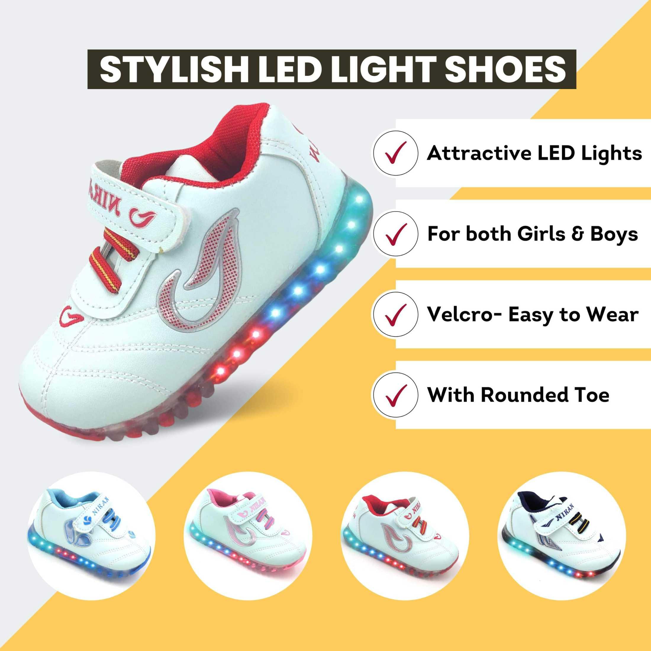 Combo of Slip-On Sports LED Shoes