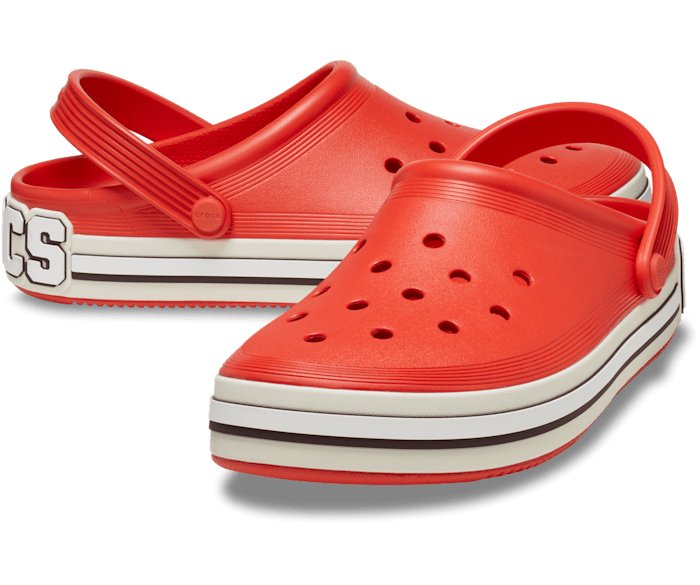 Crocs Unisex Off Court Logo Clog - Tomato