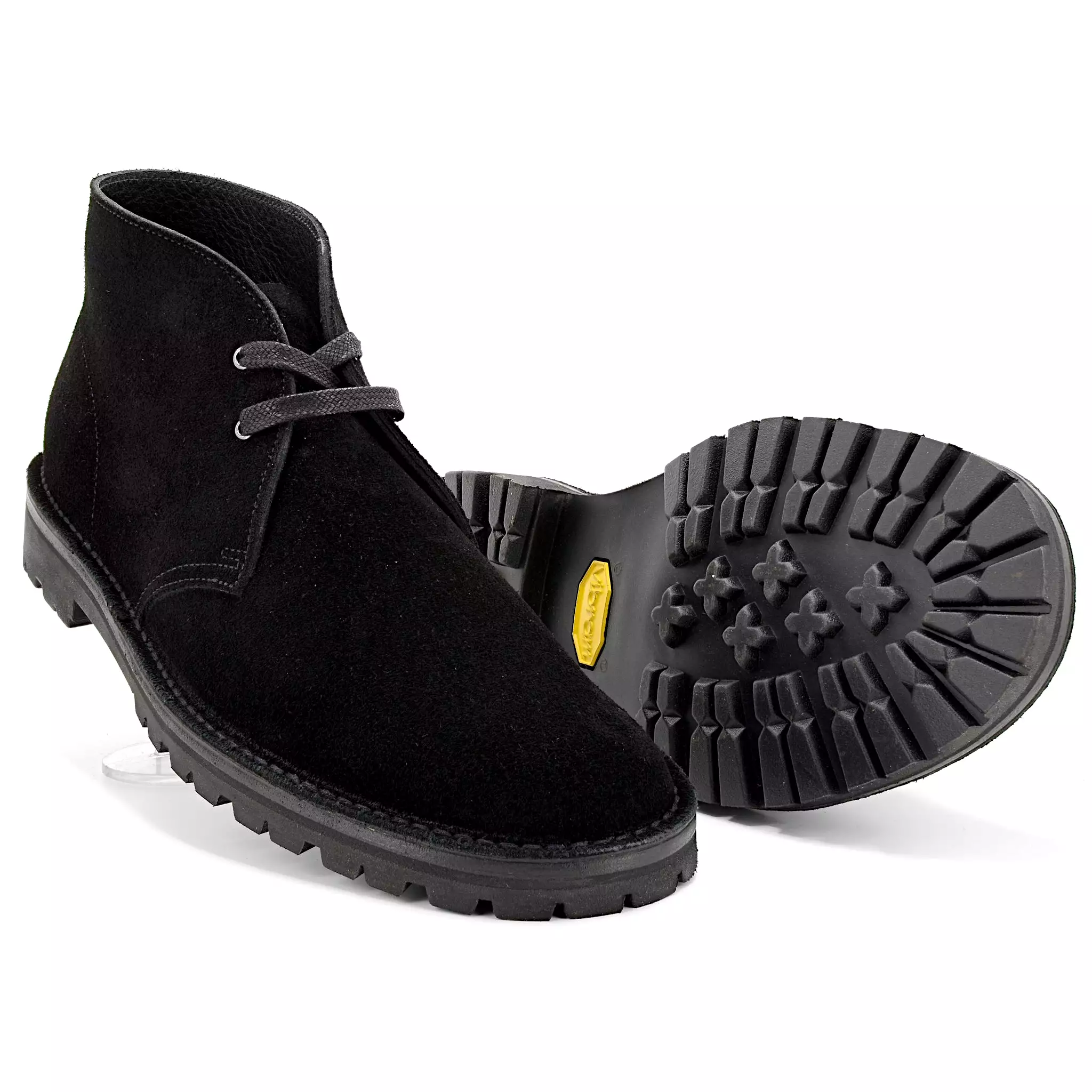 Desert Boot Black Suede 2 eyelet