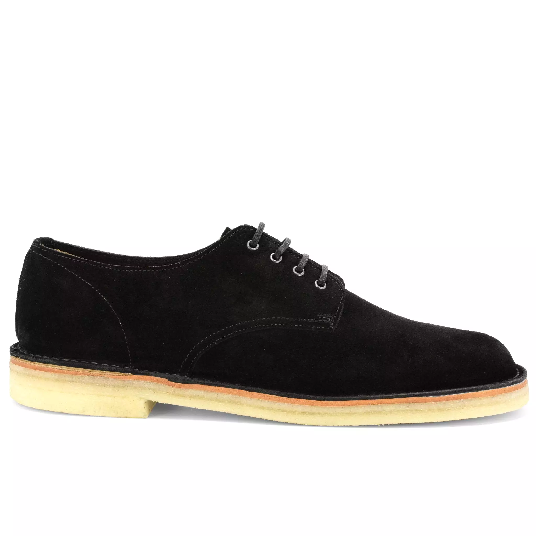 Desert Shoe Black Suede