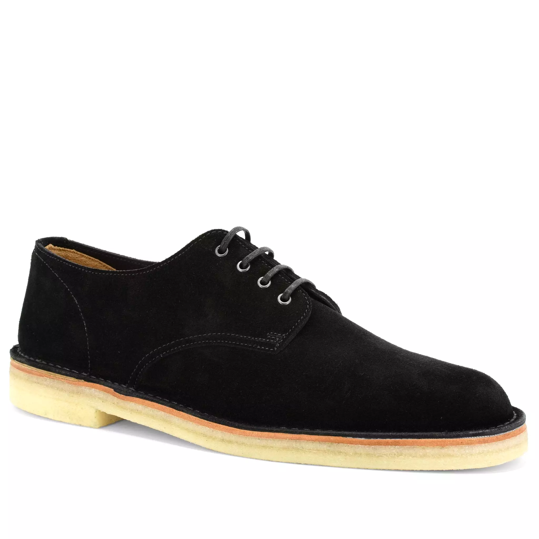 Desert Shoe Black Suede