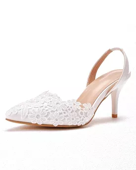 Eelgant Lace Gore Heels