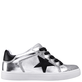 Evon Metallic Star Sneakers