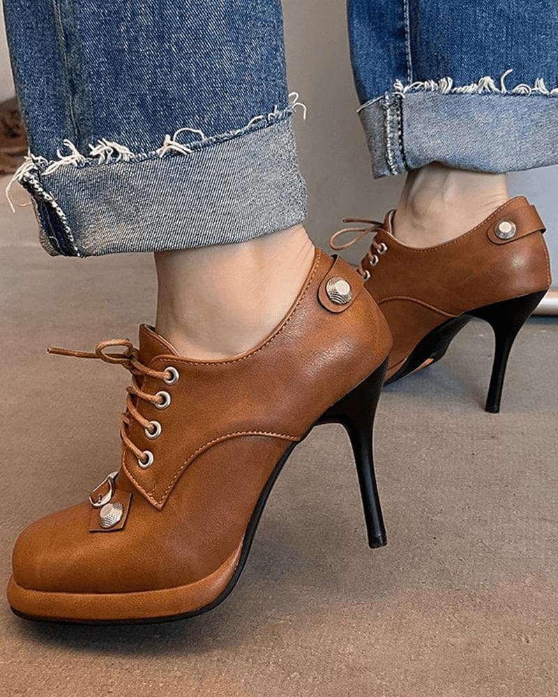 Fashion Rivet Heels