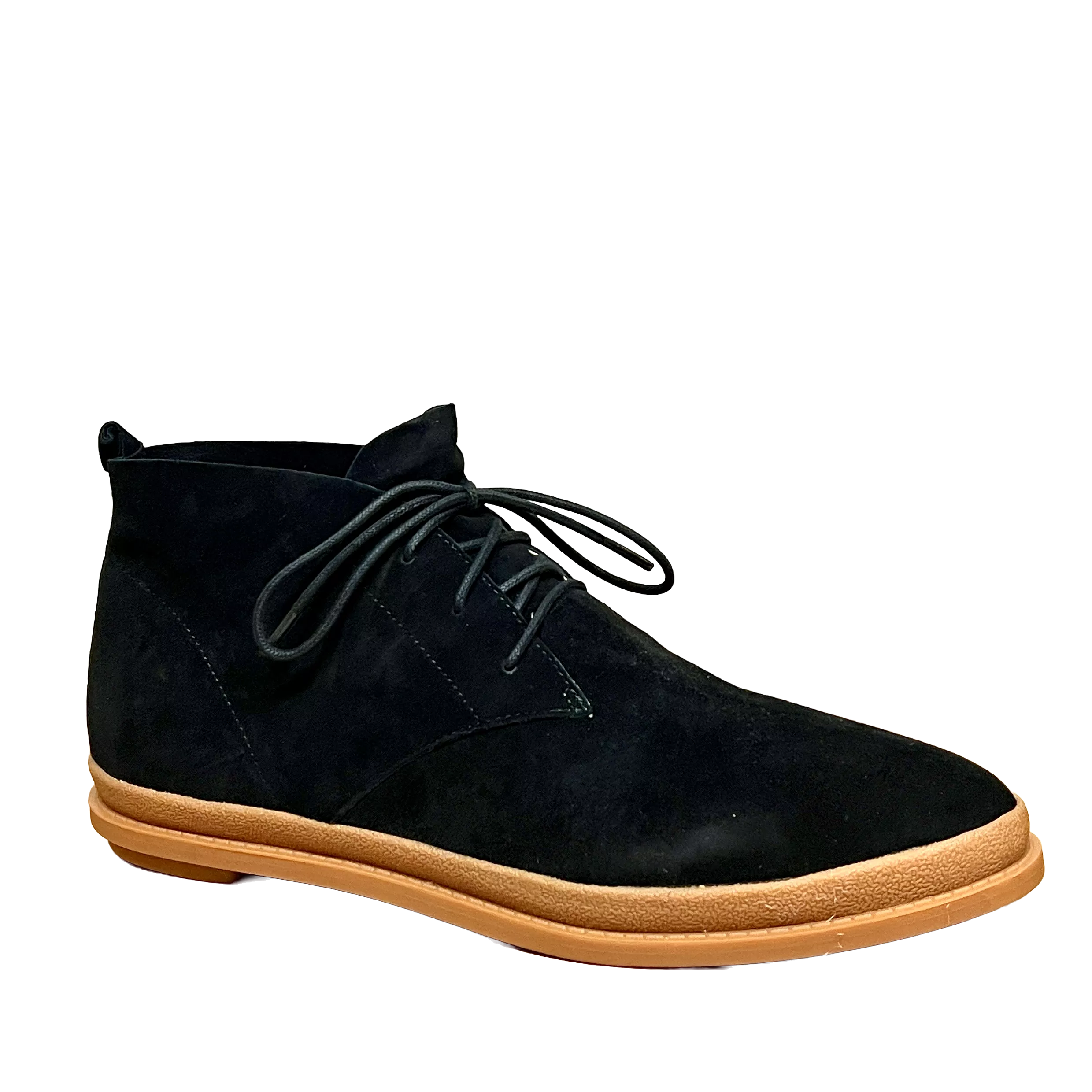 FRENCH CONNECTION Women's Patsie Desert Boot -Black-  Butter Suede