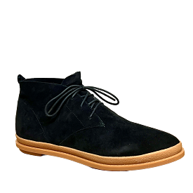 FRENCH CONNECTION Women's Patsie Desert Boot -Black-  Butter Suede