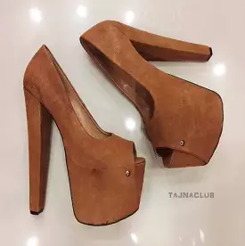 Ginger Peep toe Platform High Heels