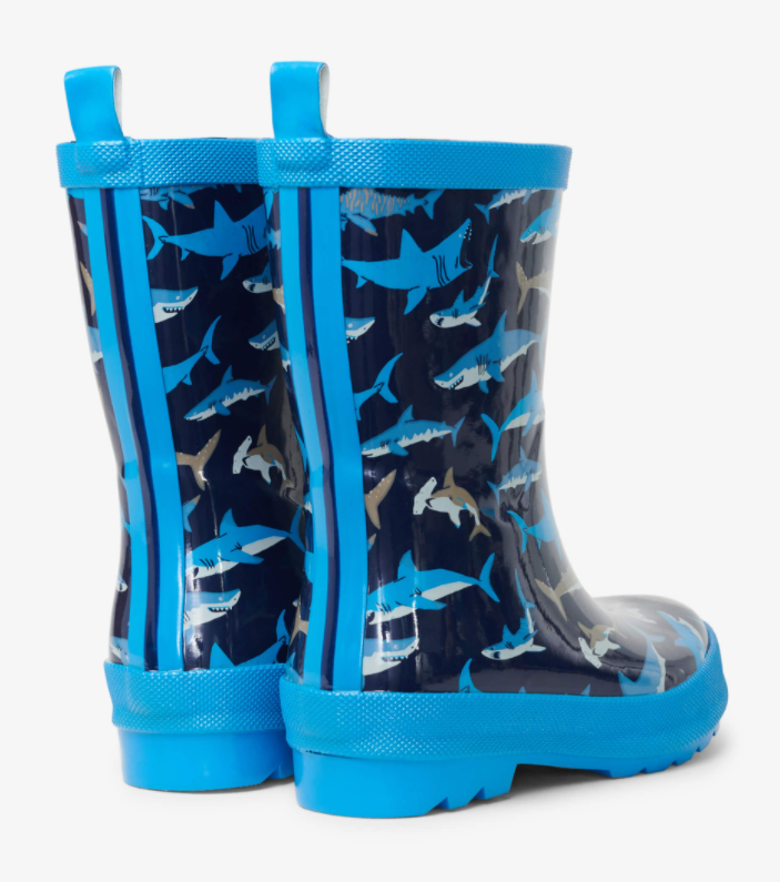 Hatley Shark School Rainboots